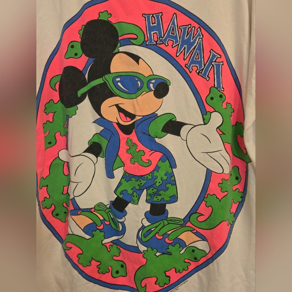 Sherry Mickey Hawaii Vintage Single Stitch Shirt Size 3XL - Picture 2 of 9